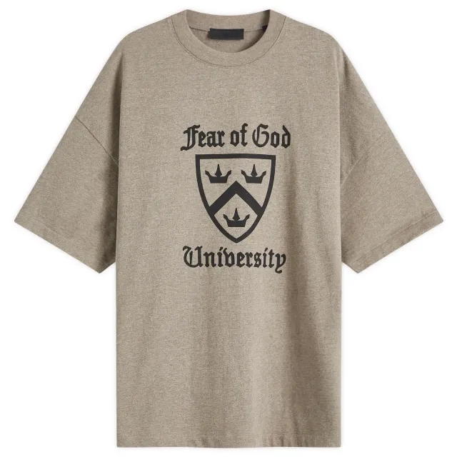Fear of God ESSENTIALS Men's University T-Shirt Heather Grey