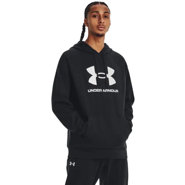 Men's  Under Armour  Rival Fleece Logo Hoodie Black / White XXL