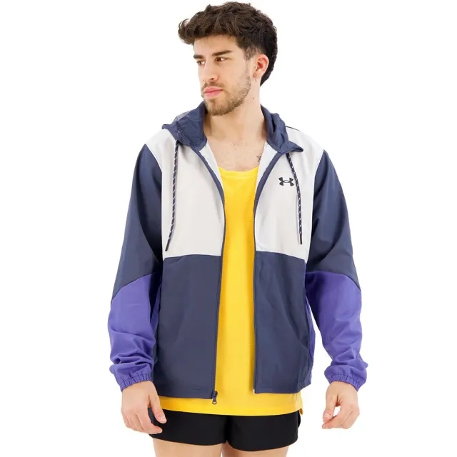 Men's  Under Armour  Icon Legacy Windbreaker Downpour Gray / Starlight / Black S