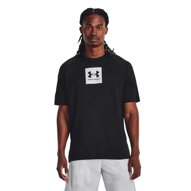 Men's  Under Armour  Tech™ Print Fill Short Sleeve Black / White M