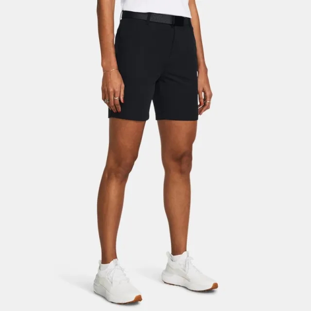 Women's  Under Armour  Drive 7 Shorts Black / Halo Gray 14