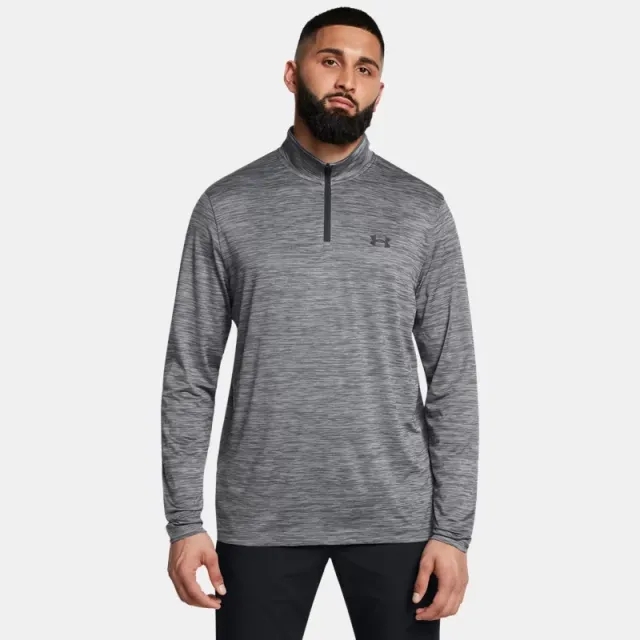 Men's  Under Armour  Match Play ¼ Zip Steel / Anthracite 3XL