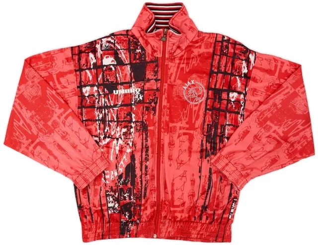 1995-96 Ajax Umbro Track Jacket - 8/10 - (S)