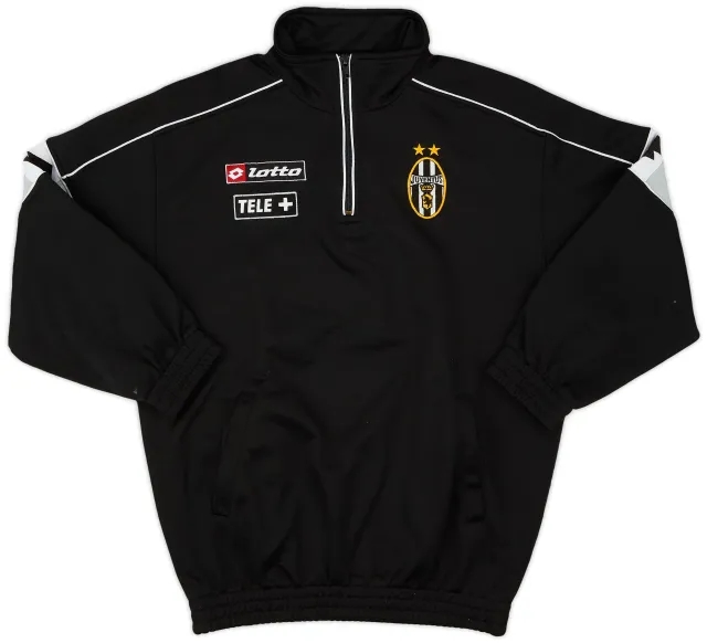 2000-01 Juventus Lotto 1/4 Zip Drill Top - 9/10 - (M)
