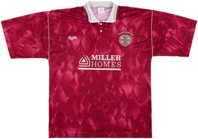 Bukta 1990-91 Hearts Home Shirt - 8/10 - (M)