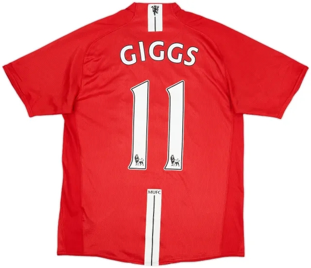 Nike 2007-09 Manchester United Home Shirt - 5/10 - (L)