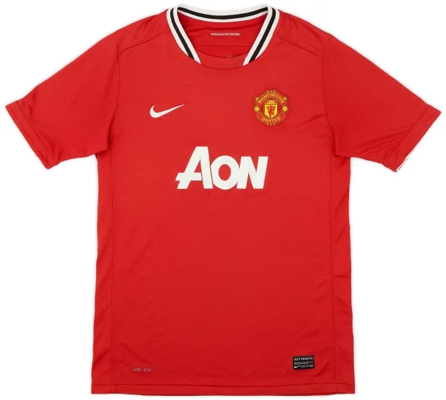 Nike 2011-12 Manchester United Home Shirt - 6/10 - (XL.Boys)