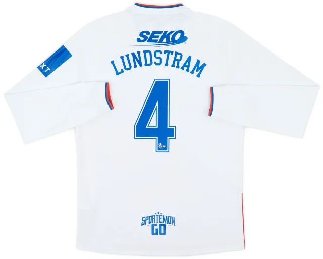 Castore 2022-23 Rangers Away L/S Shirt Lundstram #4 - 8/10 - (L)