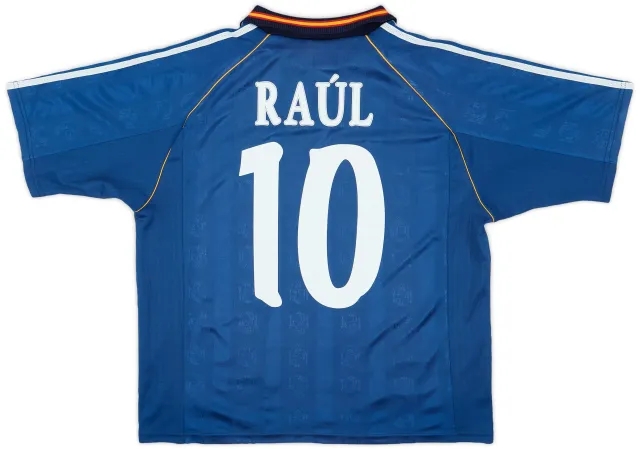 adidas 1999-00 Spain Away Shirt Raul #10 - 7/10 - (XL)