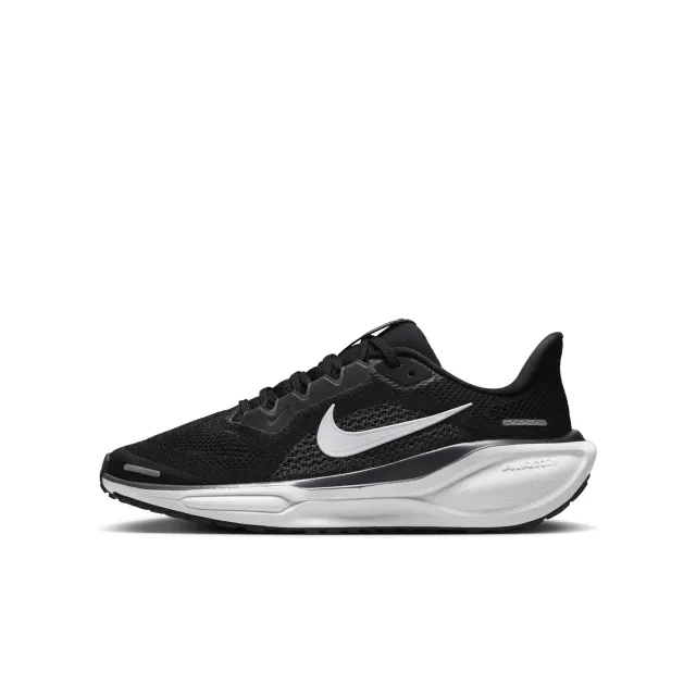 Nike Pegasus 41 Older Kids' Road Running Shoes - Black - Recycled Content Minimum