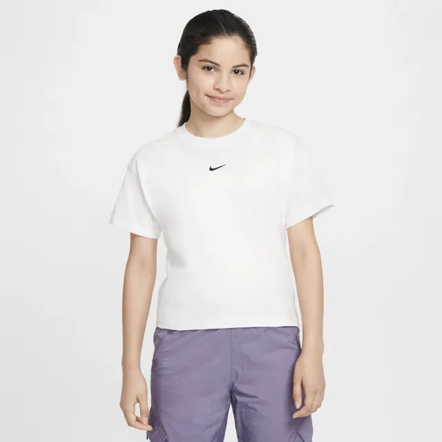 Nike Older Kids Boxy T-Shirt in White