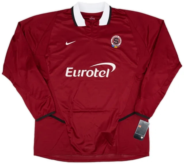 Nike 2003-04 Sparta Prague Player Issue Home L/S Shirt (XL)