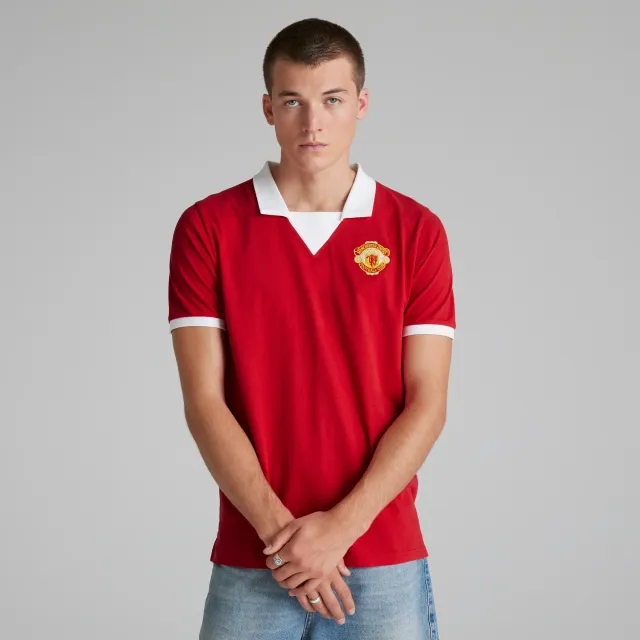 Different Gravy Manchester United 1973 Retro Shirt Red