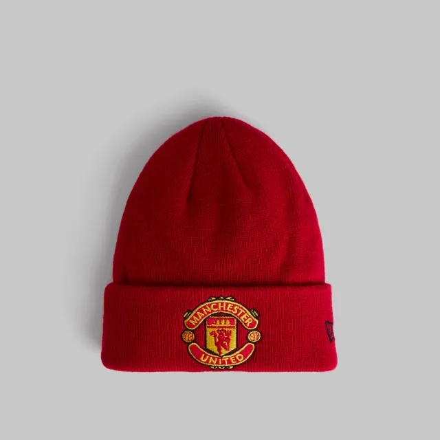 new era Manchester United Red Kids Cuff Beanie