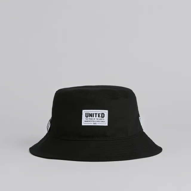 Manchester United x New Era Patch Bucket Hat Black