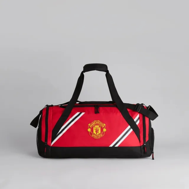 FOCO Manchester United Core Stripe Duffle Red