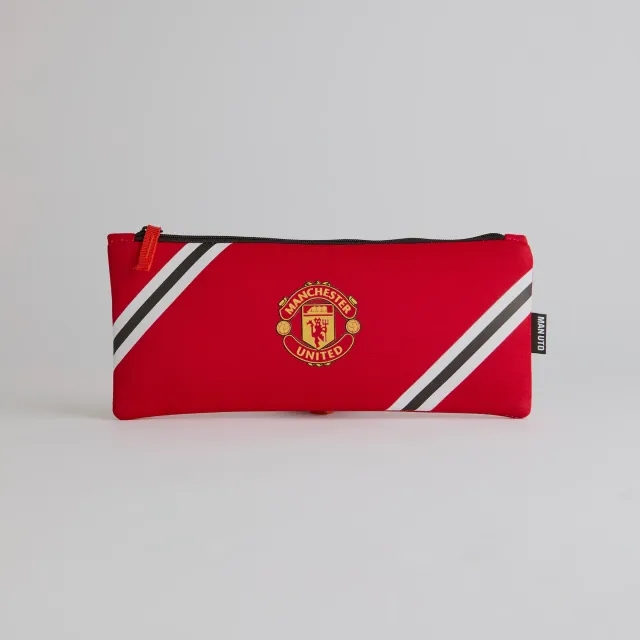 FOCO Manchester United Core Stripe Giant Pencil Case Red