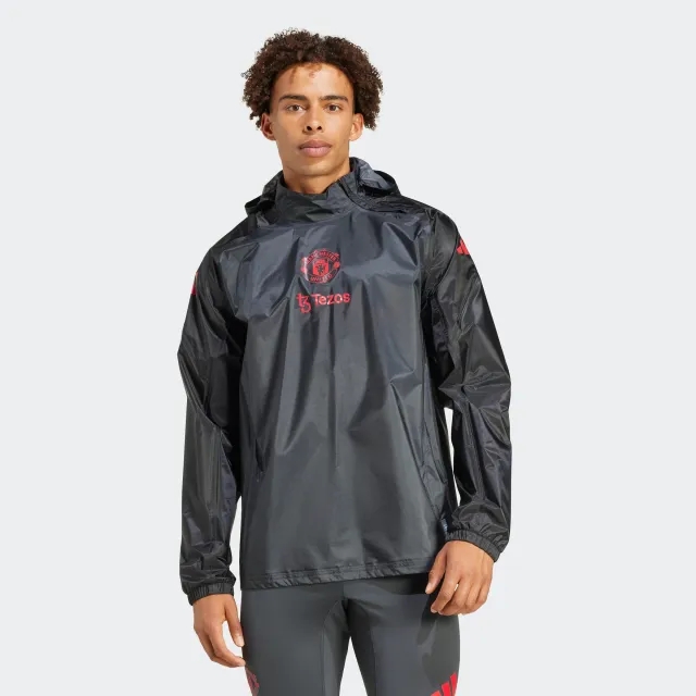 adidas Manchester United European Training Tiro 24 Pro Rain Jacket Dark Grey