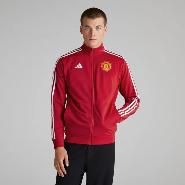 Manchester United x adidas Mens DNA Track Top Red