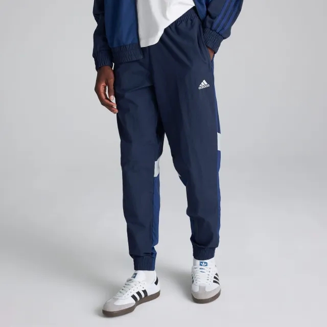 Manchester United x adidas Mens SZN Track Tracksuit Bottoms Blue