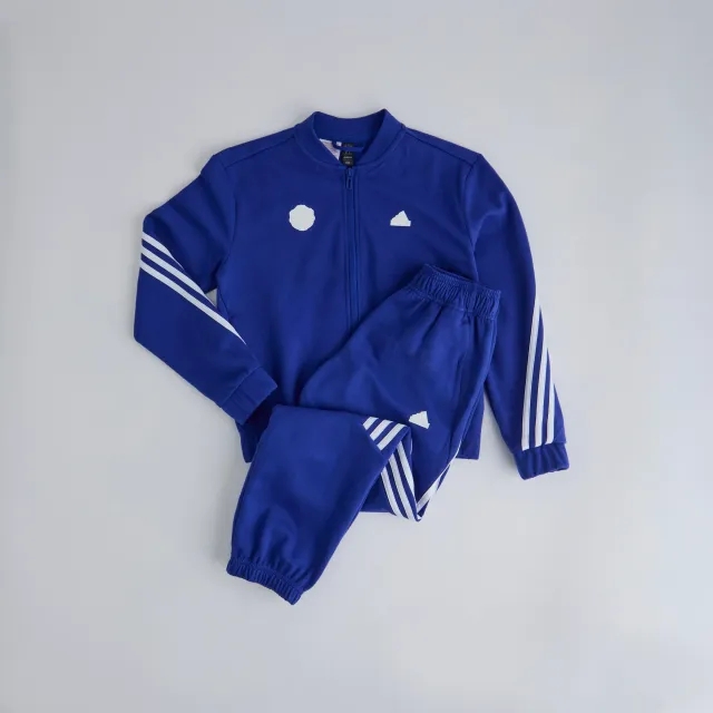 Manchester United x adidas Kids Future Icons 3-Stripes Tracksuit Blue