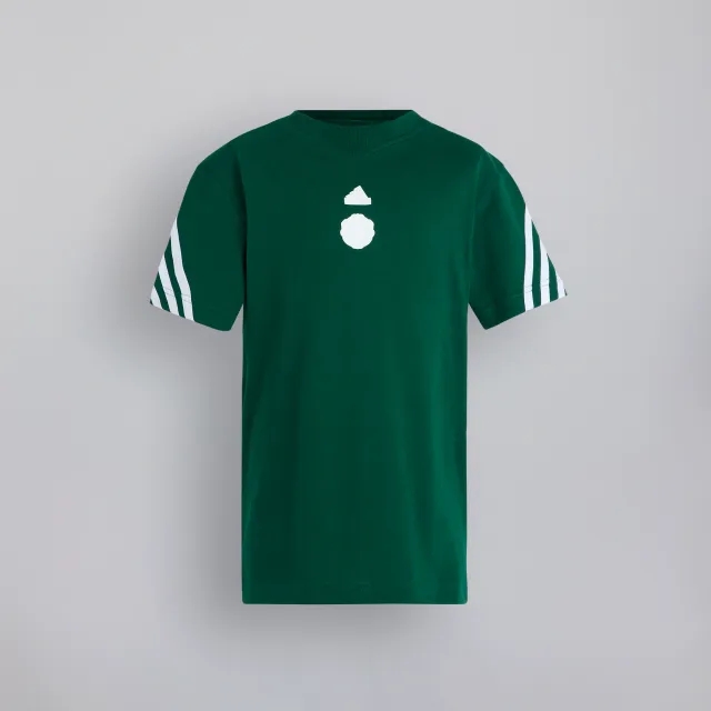 Manchester United x adidas Kids Future Icons 3-Stripes T-Shirt Green