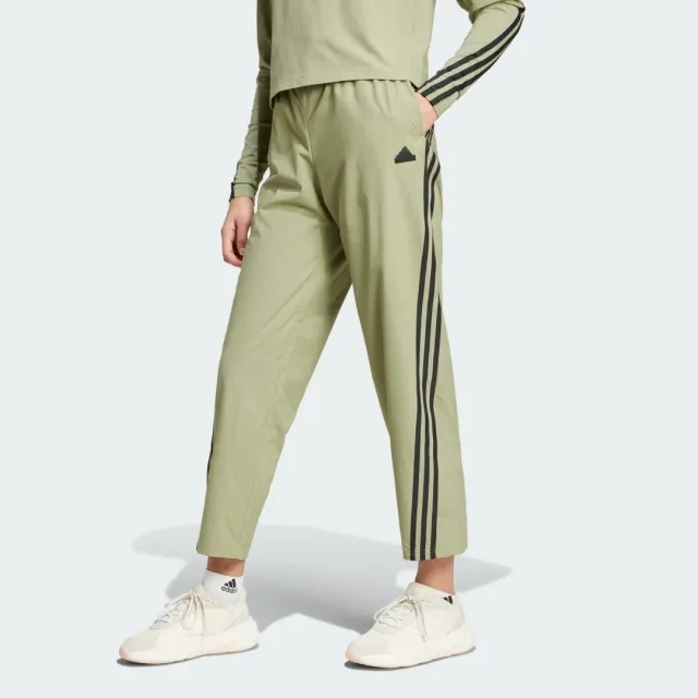 Manchester United x adidas Womens Future Icons 3-Stripes Tracksuit Bottoms Green