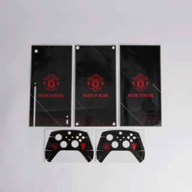 Sports Merchandise Manchester United Xbox Series X Console Skin Bundle Black