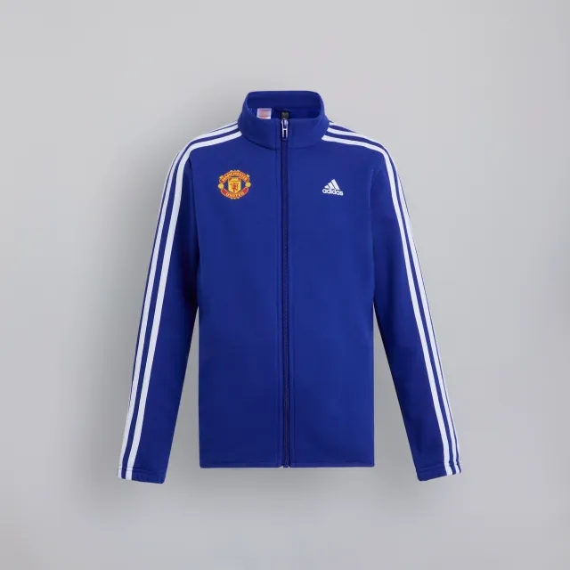 Manchester United x adidas Kids Essentials French Terry Tracksuit Blue