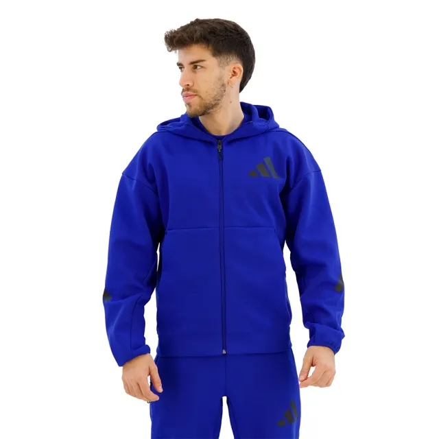 Manchester United x adidas Z.N.E. Full-Zip Hooded Track Jacket Blue
