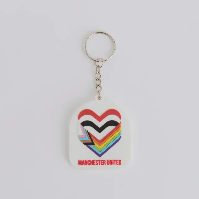 RAW Manchester United Love United Keyring White