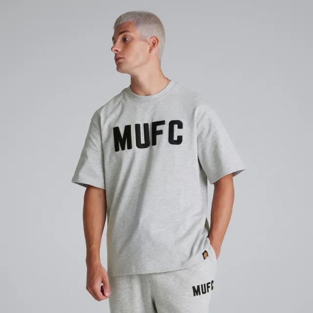 RAW Manchester United Mens MUFC T-Shirt Grey