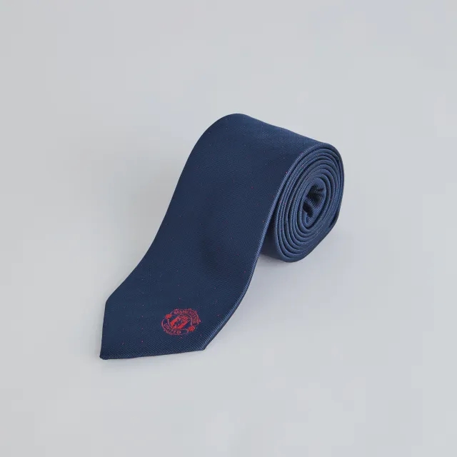 WIEBO Manchester United Crest Tie Navy