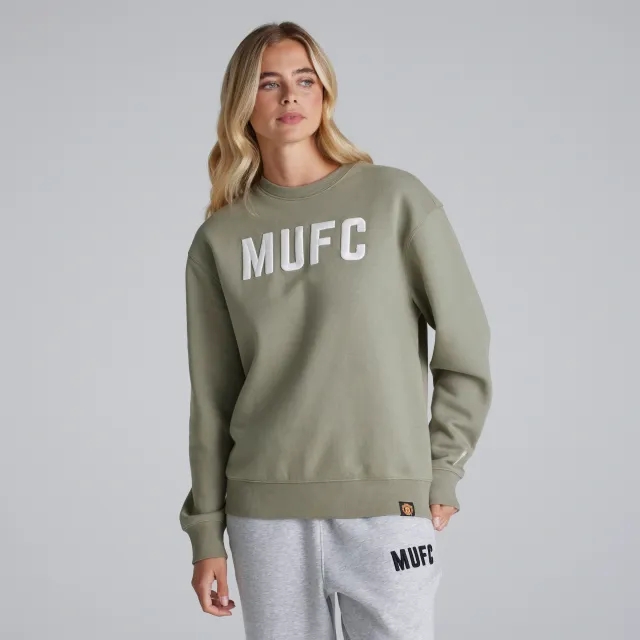 RAW Manchester United Womens MUFC Sweatshirt Green