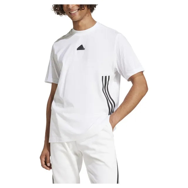Manchester United x adidas Future Icons 3-Stripes T-Shirt White