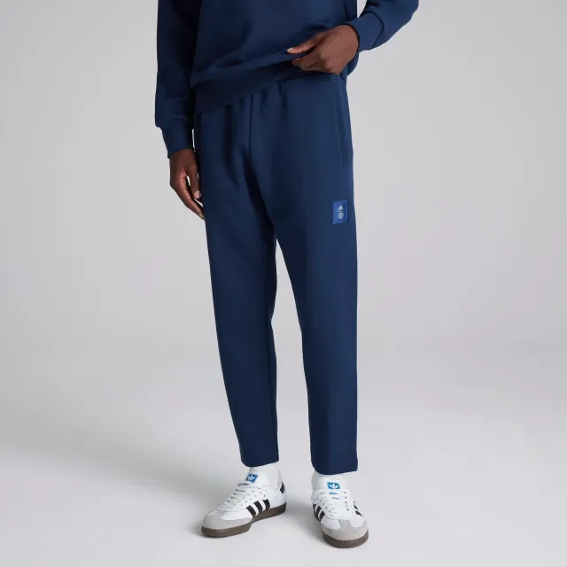 adidas Manchester United Seasonal Doubleknit Tracksuit Bottoms Blue