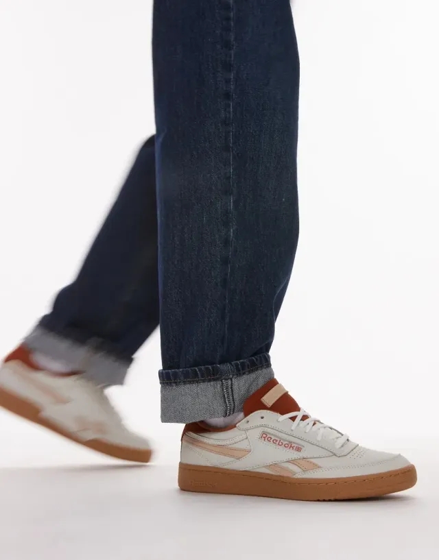 Reebok Club C Revenge Vintage Trainers In Off-White And Beige