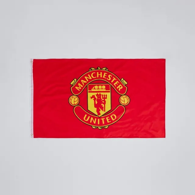 FOCO Manchester United Core Crest Flag Red