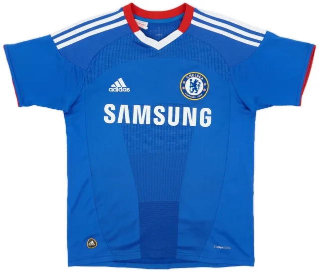 adidas 2010-11 Chelsea Home Shirt - 8/10 - (XL.Boys)