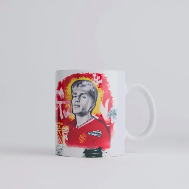 Storm Manchester United Graffiti Garnacho Mug White