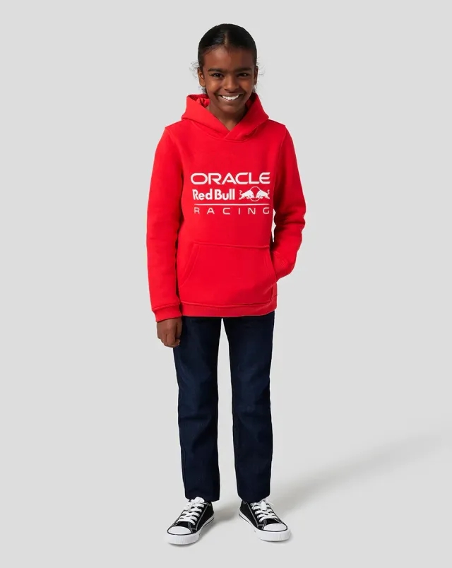 Castore Junior Oracle Red Bull Racing Core Overhead Hoodie - Night Sky