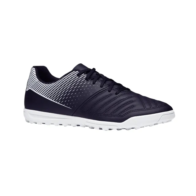 Kipsta Adult Firm Pitch Football Boots Agility 100 Turf Tf - Black/White