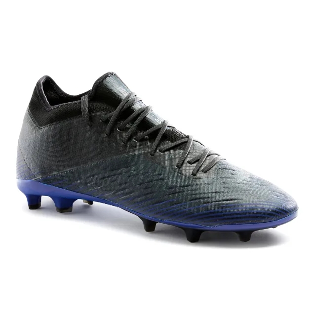 Kipsta Adult Firm Ground Football Boots Clr - Black/Blue