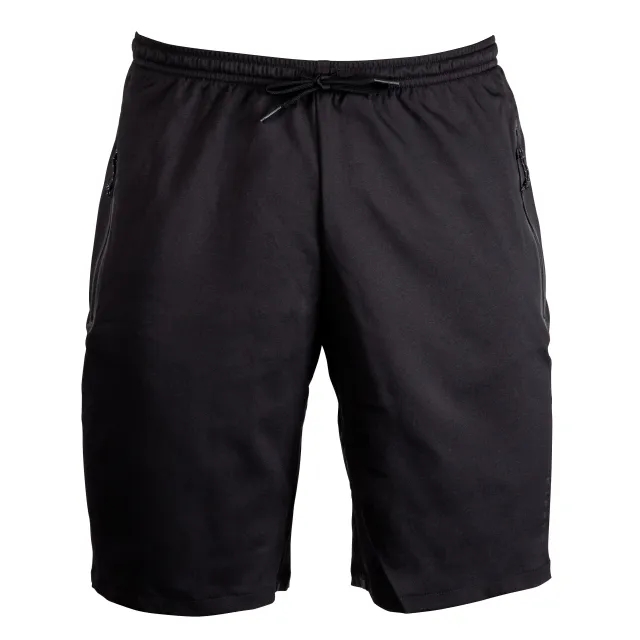 Kipsta Adult Football Shorts With Zip Pockets Viralto Zip - Black/Grey
