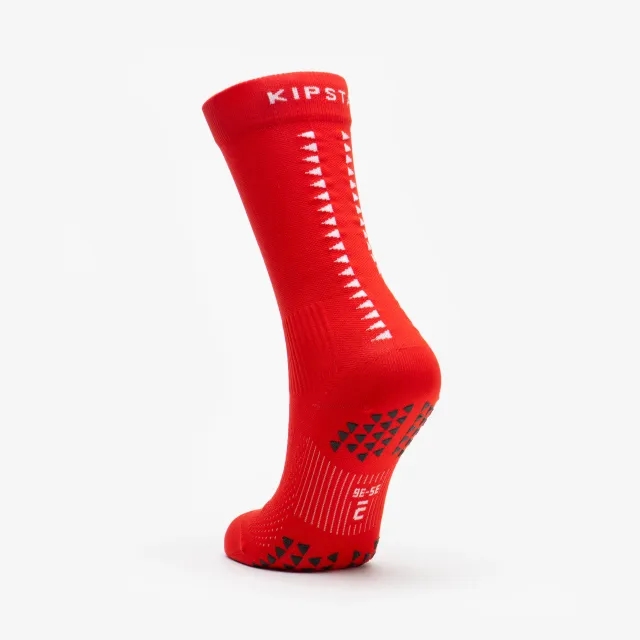 Kipsta Short Grip Football Socks Viralto Mid - Red