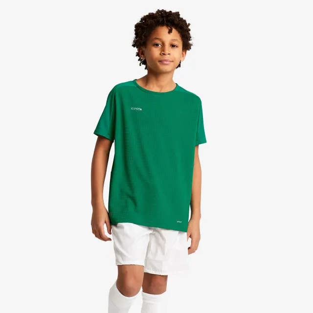 Kipsta Kids' Short-Sleeved Football Shirt Viralto Club - Green