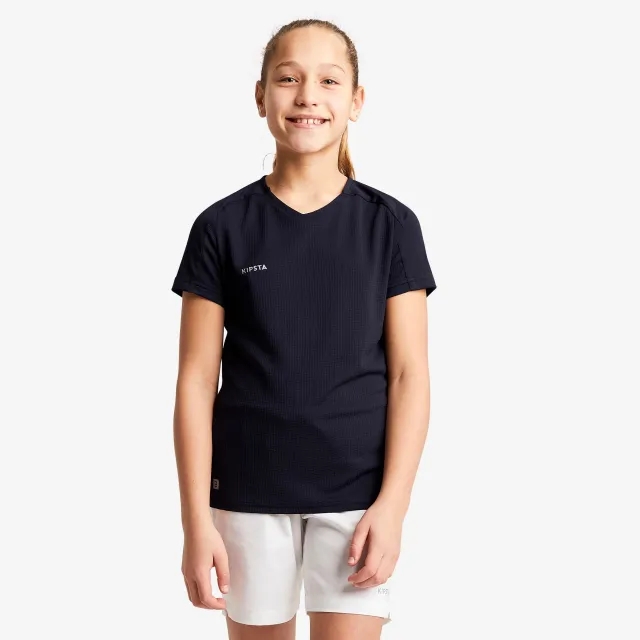 Kipsta Girls' Football Shirt Vro+ - Black