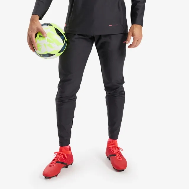Kipsta Kids' Football Bottoms Viralto Solo - Black/Pink