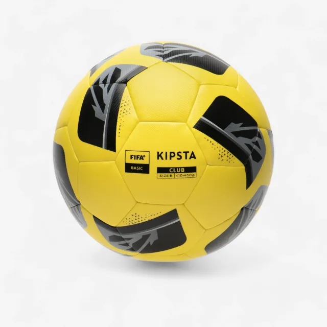 Kipsta Size 5 Fifa Basic Football Club Hybrid - Yellow