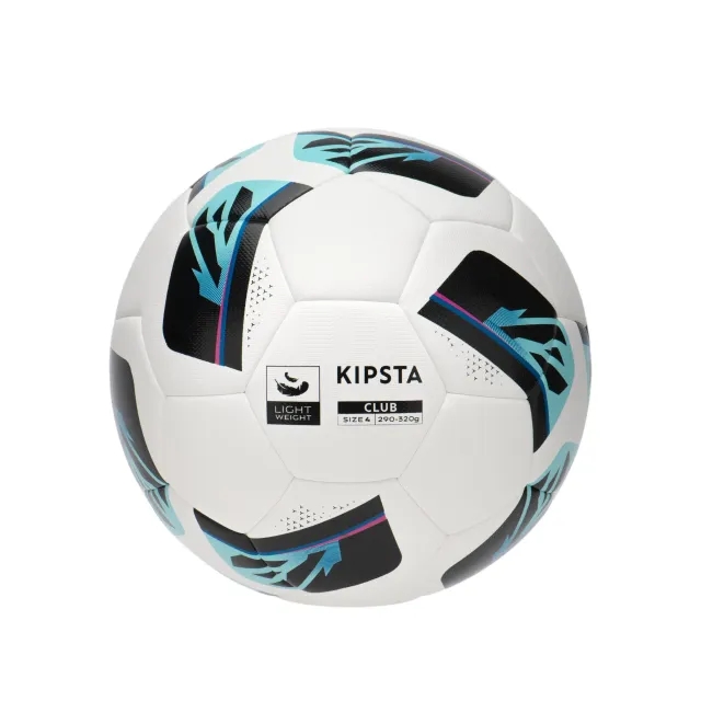 Kipsta Size 4 Hybrid Football Club Ball Light - White